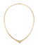 14k Gold Bezel-Set Diamond Necklace