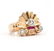 14k Gold, Art Deco Ruby & Diamond Ring