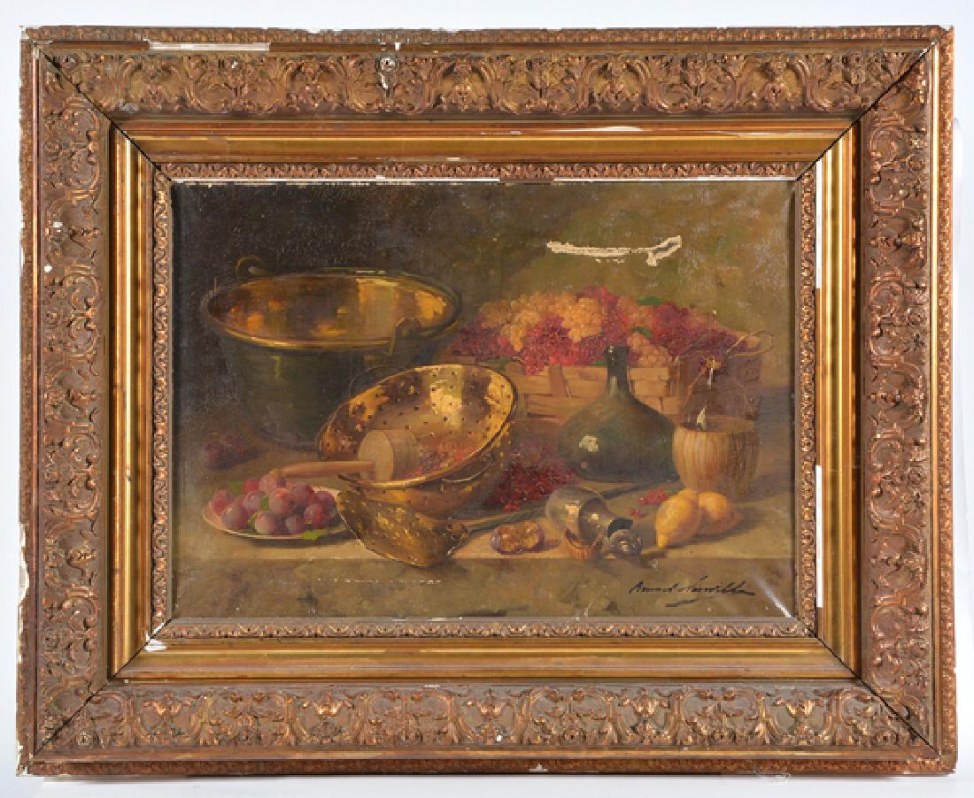 Alfred Arthur Brunel De Neuville, Still Life, O/C (1 of 4)