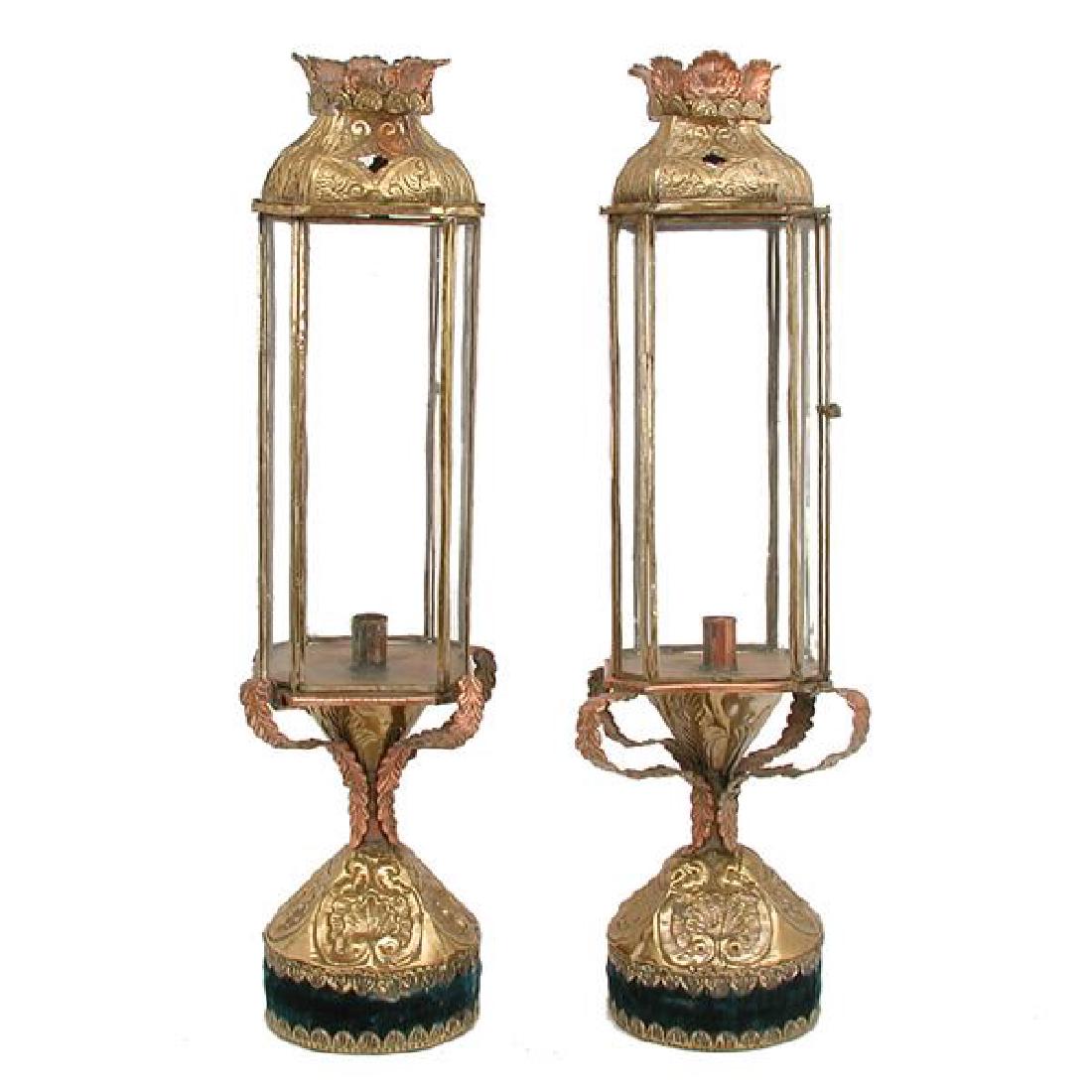 Pair of Venetian Table Top Sconces, 19th c (1 of 1)