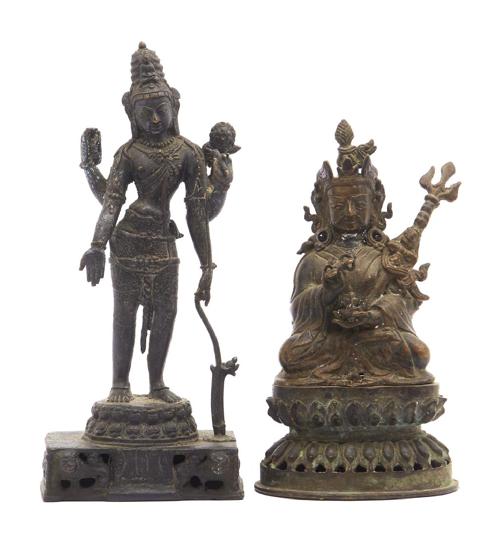 2 Bronze Indian deities (1 of 3)