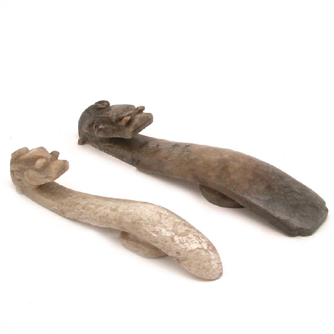 Chinese Jade Garment Hooks, Ming Dynasty (1 of 2)