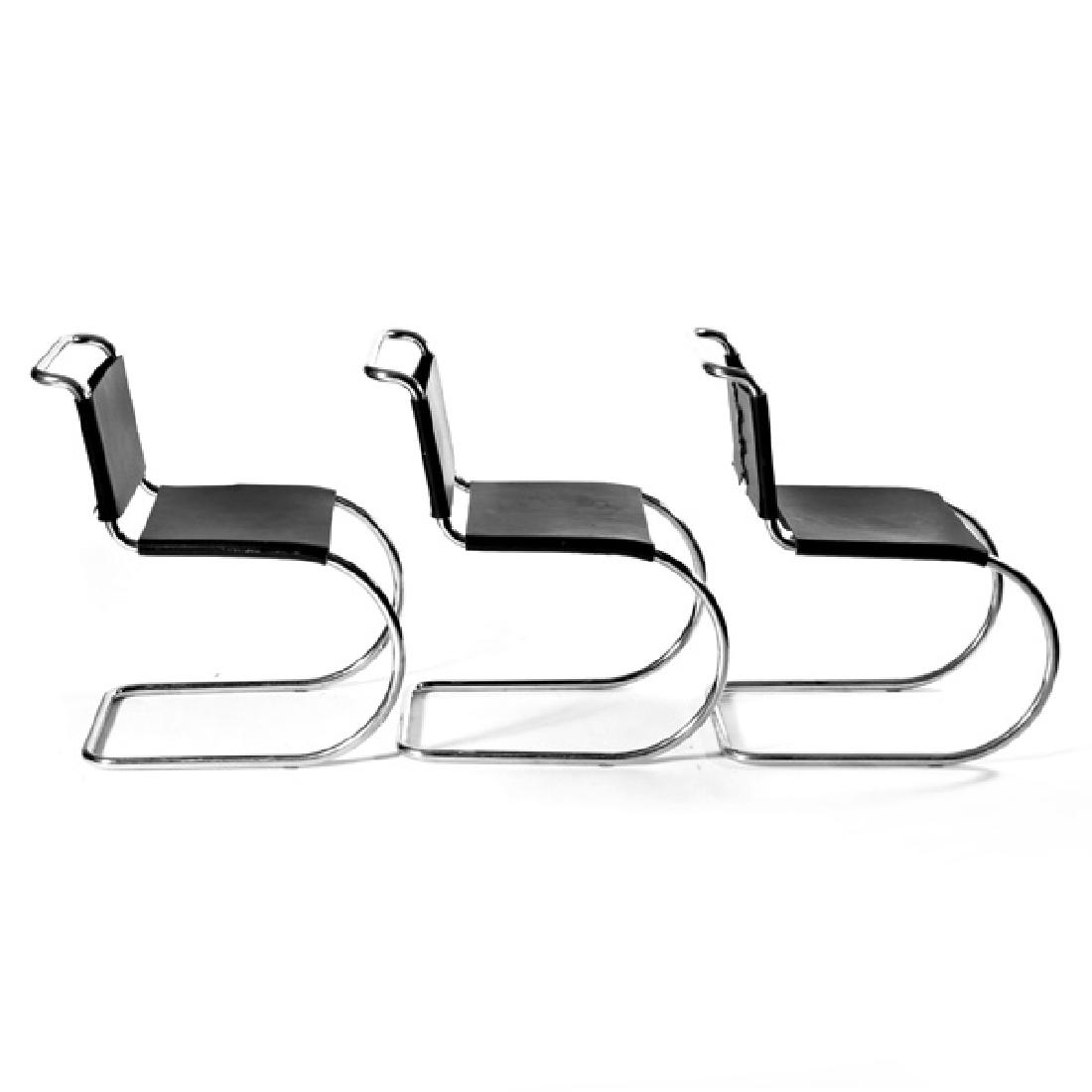 Ludwig Mies van der Rohe MR 10 Chairs, c1965 (1 of 3)