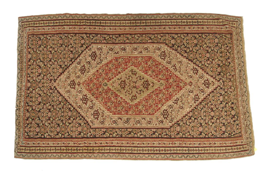 Antique Persian Scatter Rug, 6'8" x 4'5" (1 of 2)