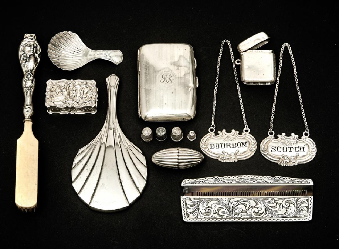 Lot of 14 silver accessories (1 of 1)