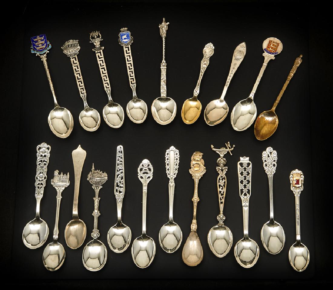 21 Silver souvenir and demitasse spoons (1 of 1)