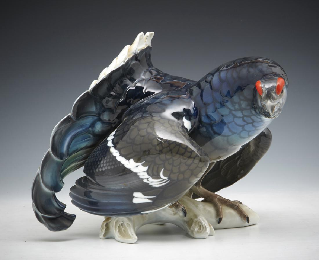 Rosenthal, "Black Cock", figure of a rooster (1 of 2)