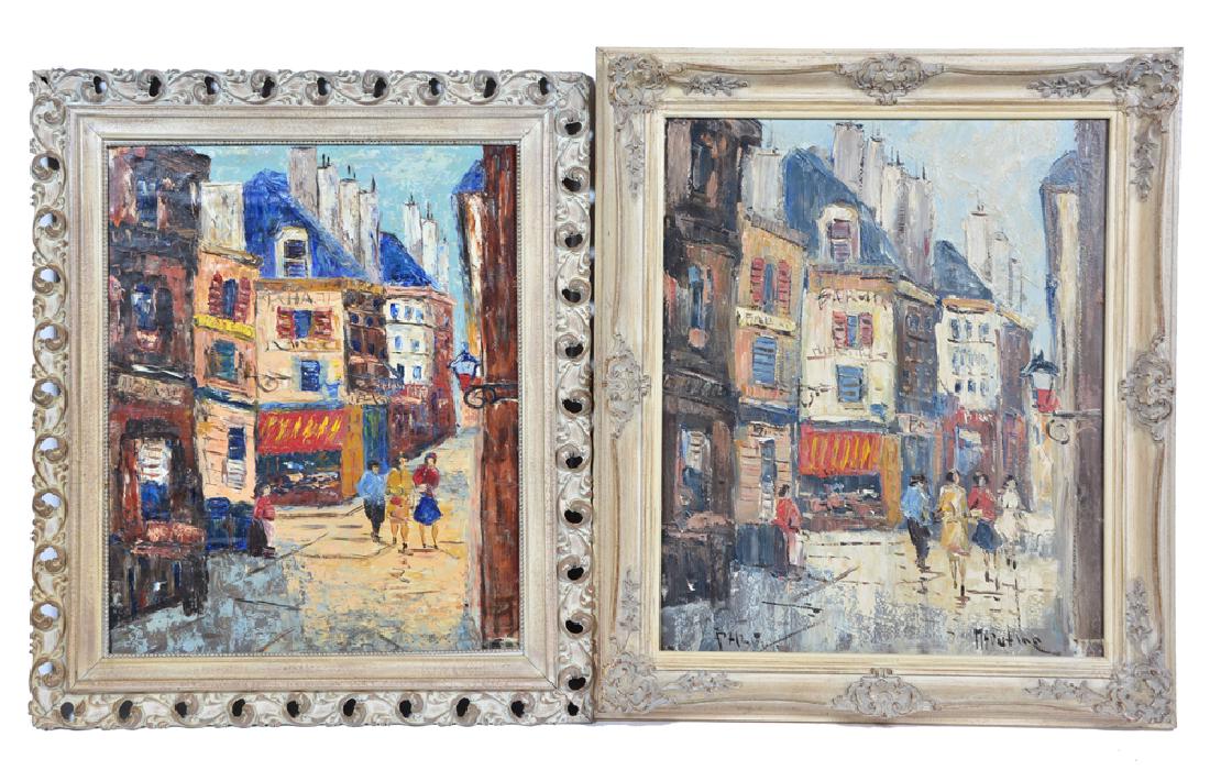Michel Soutine, Two Paris Street Scenes (1 of 2)