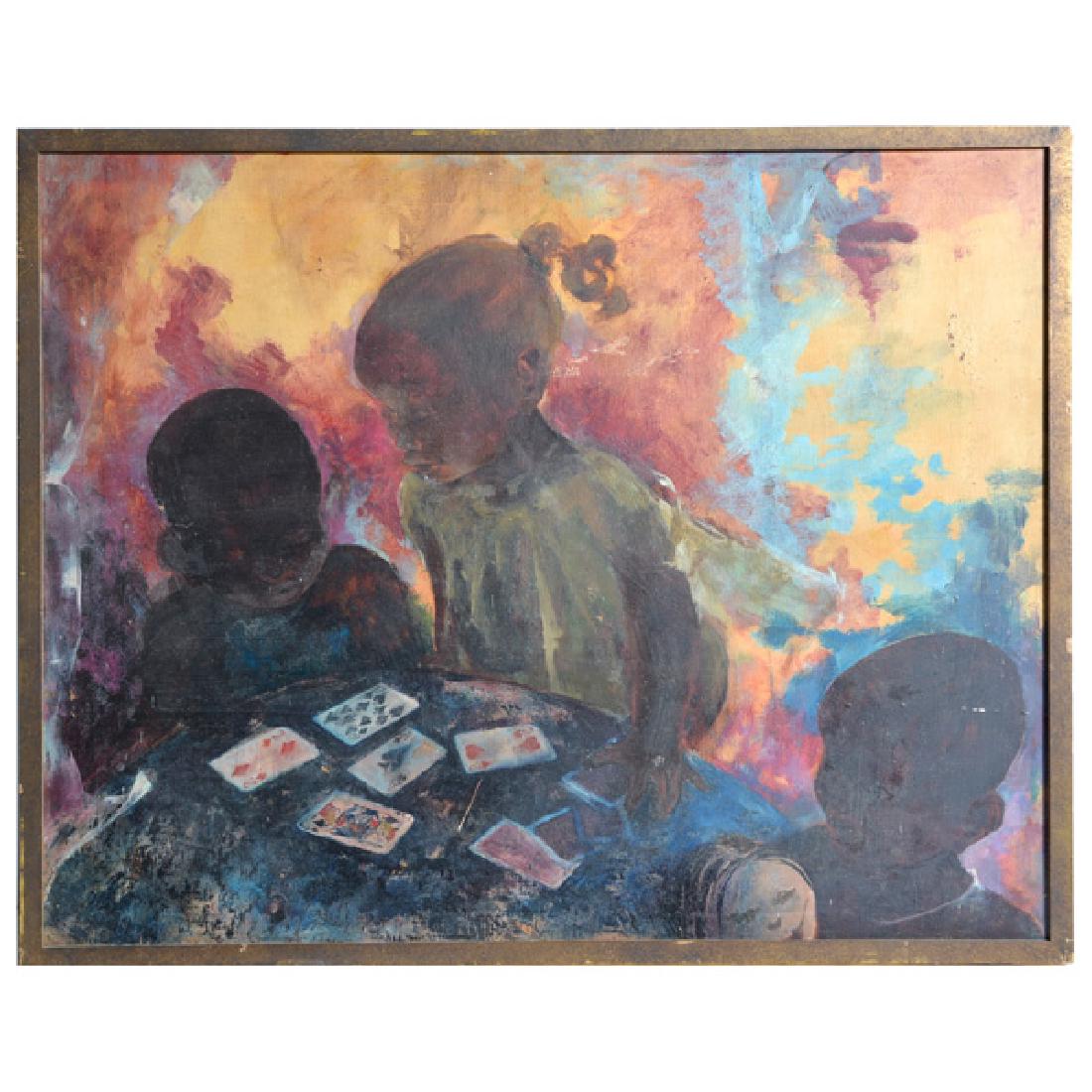 V Cox, Painting, Children (1 of 2)