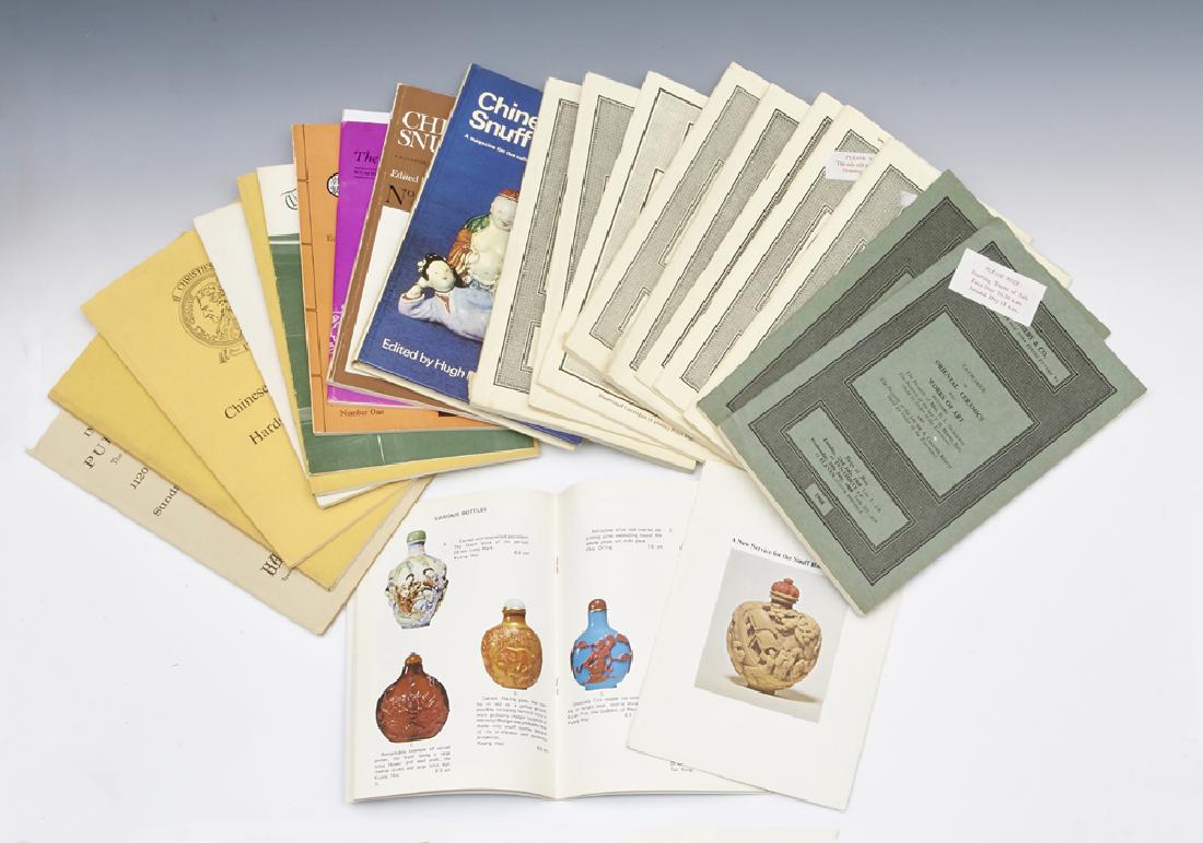 Lot of 20+ Snuff bottle auction catalogs and (1 of 2)