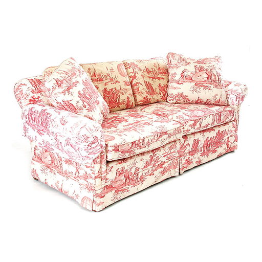 630 Toile De Jouy Upholstered Sofa