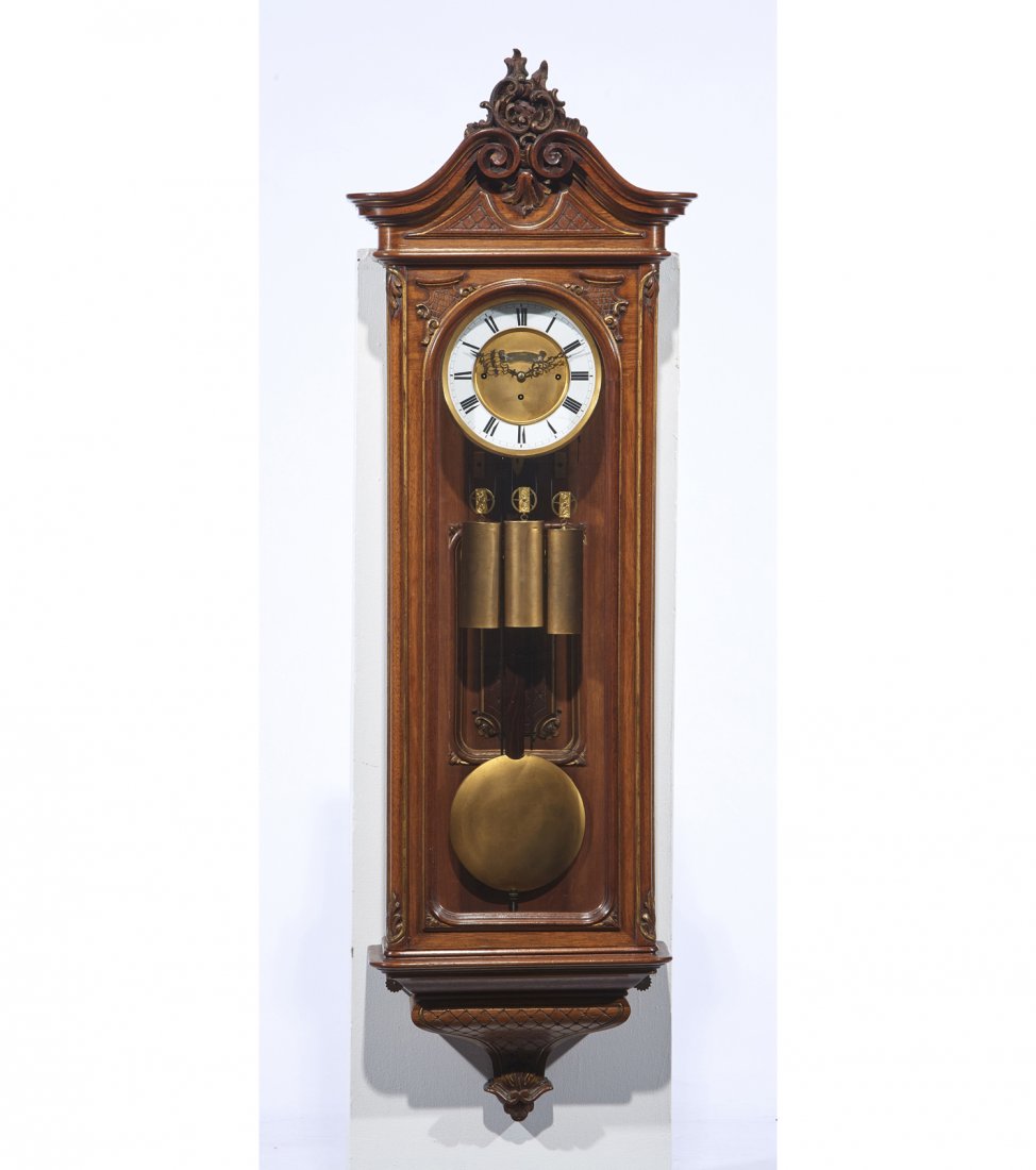 Vienna Gran Sonnerie 3 weight regulator clock, Carl (1 of 5)