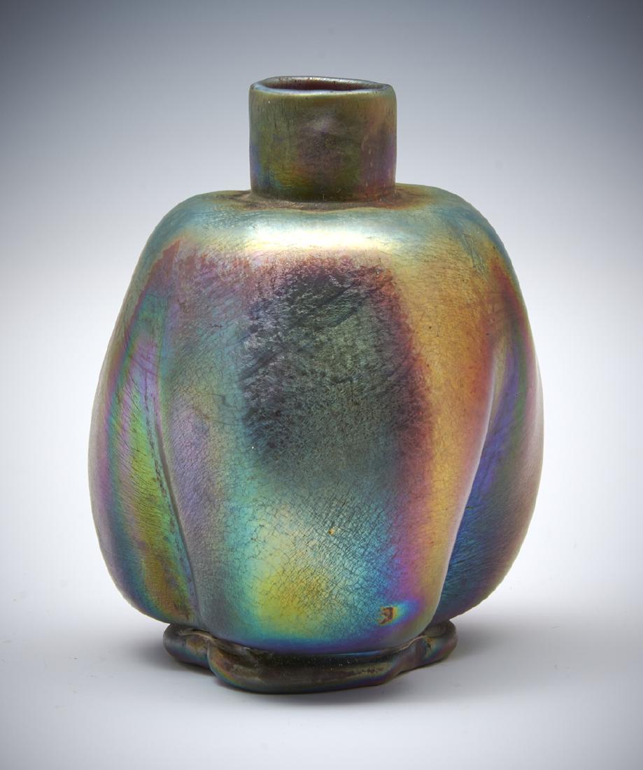 Louis Comfort Tiffany LCT bulbous favrile bud vase (1 of 5)