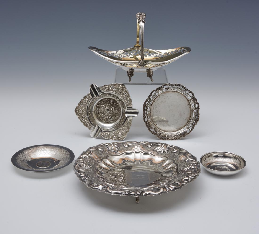 Grouping of six silver items (1 of 1)