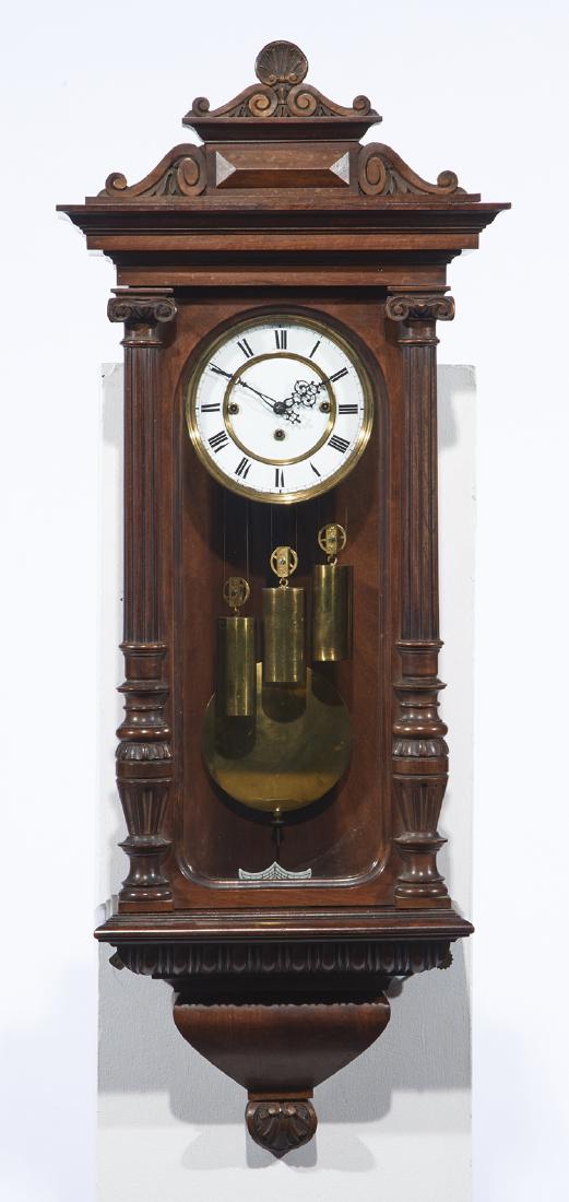 Vienna 3 weight regulator clock, 41" t (1 of 1)