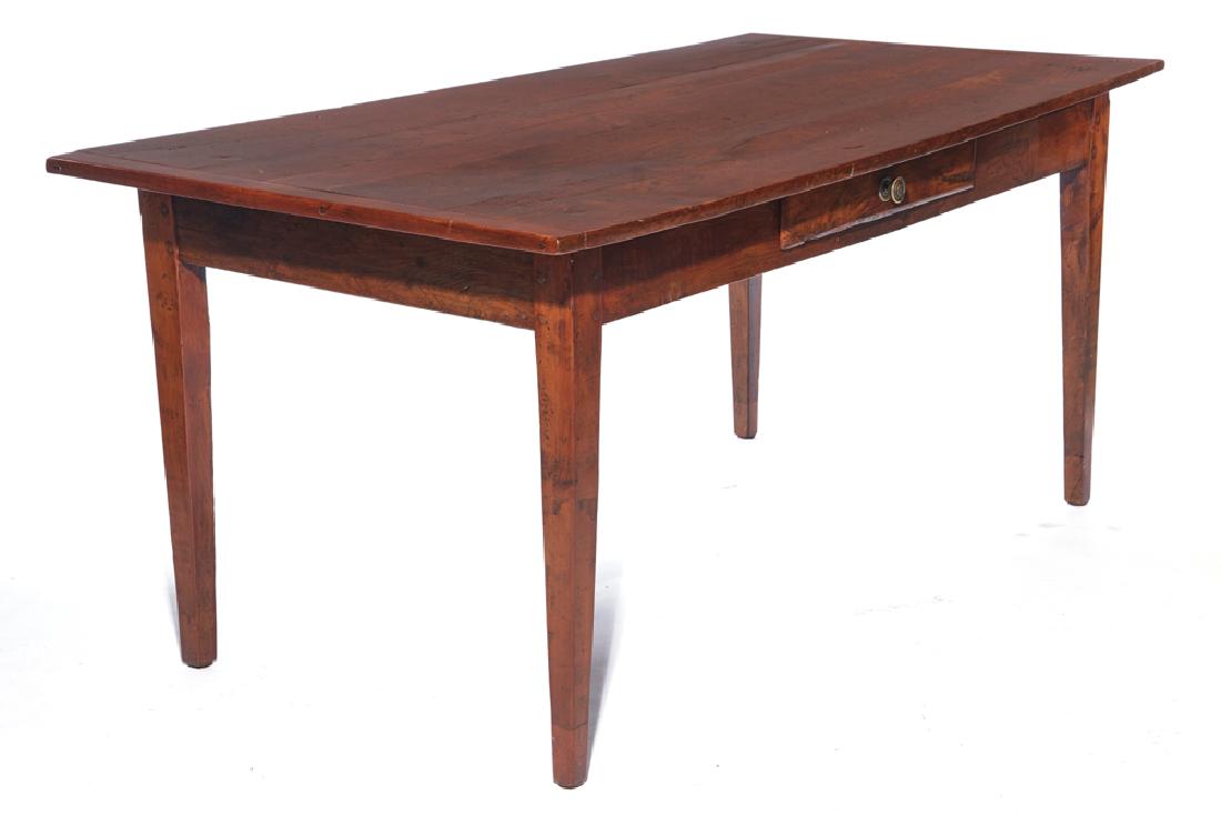 19th c French country cherry farm table (1 of 1)