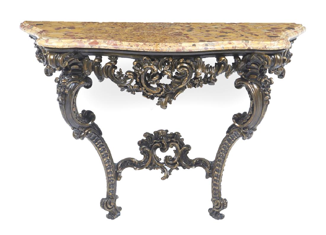 18th/19th c French marble topped console (1 of 1)