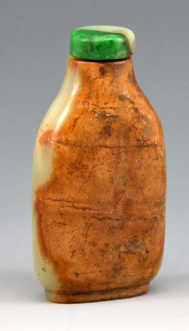 Chinese snuff bottle, multicolor hard stone (1 of 4)