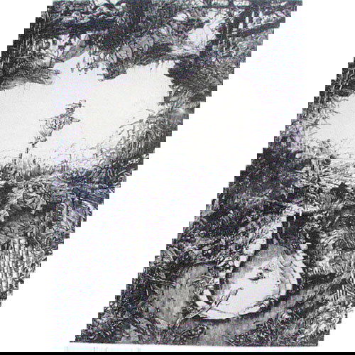 Philippe Mohlitz Engraving.: ENGRAVING. Philippe Mohlitz engraving "I'e Jouvantal", 1977, 76/100 signed and dated lower right, titled. 8 1/4" x 6" viewed. Very good original condition.