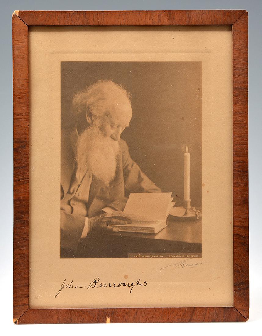 J. Edward B. Greene photo of John Burroughs, signed (1 of 3)