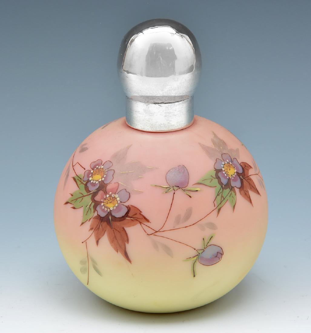 Thomas Webb Queens Burmese Ware perfume bottle (1 of 5)
