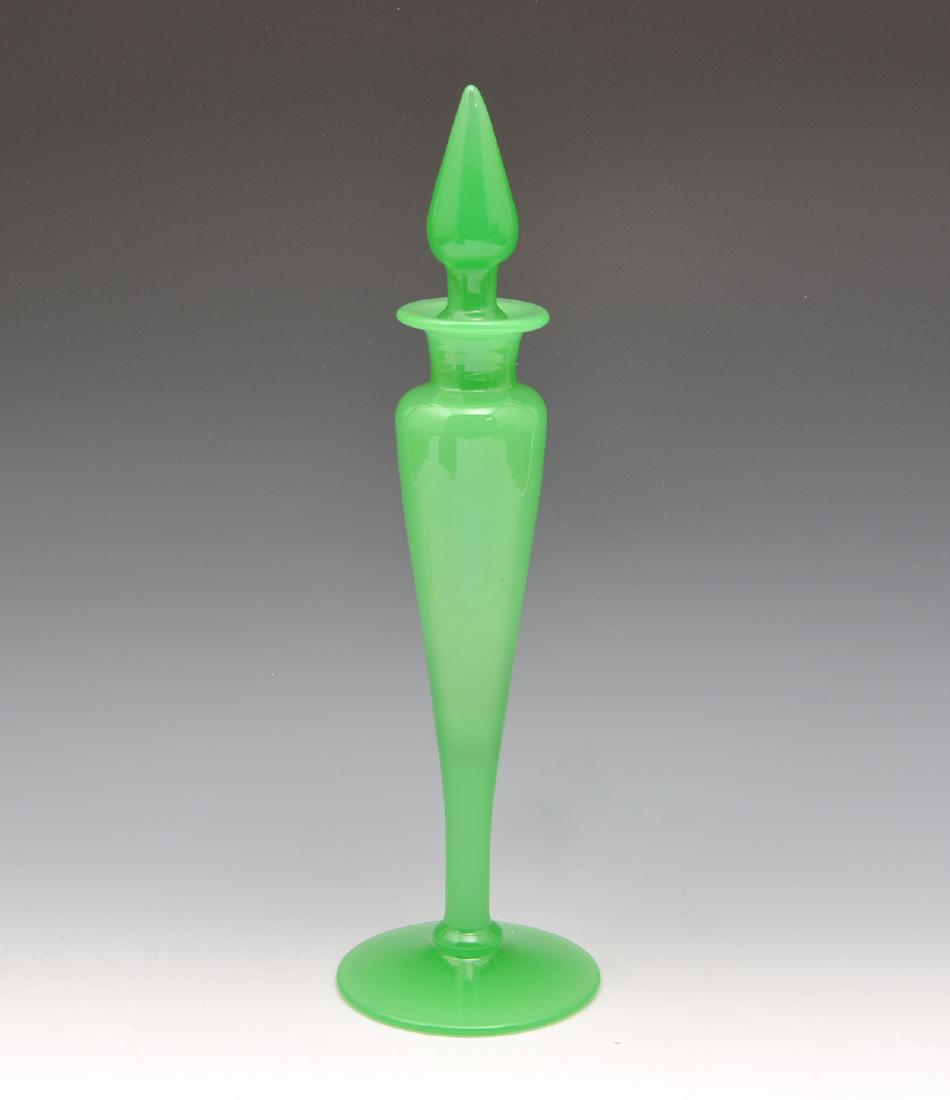 Steuben jade green perfume bottle (1 of 4)