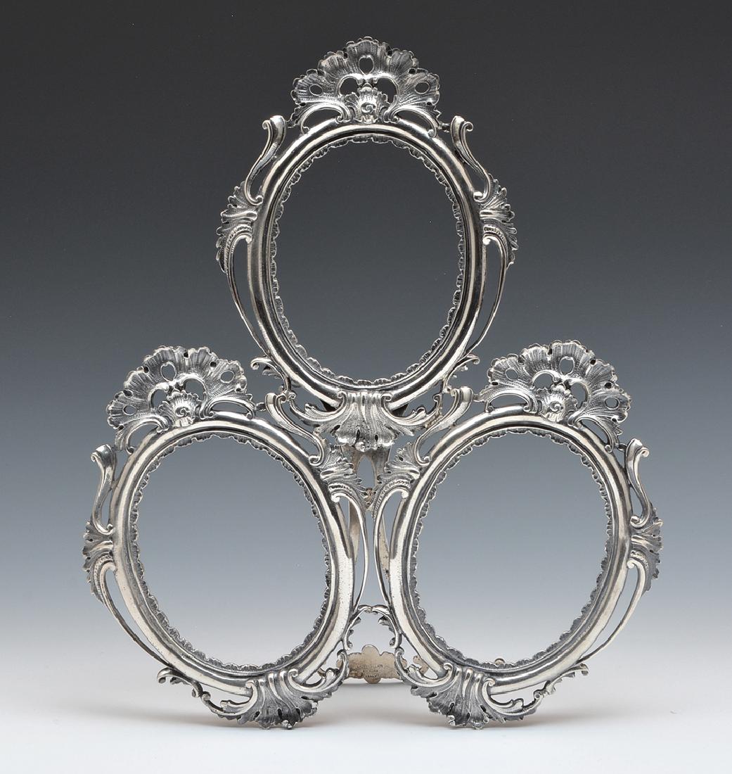 Three section Buccellati Italy sterling silver frame (1 of 4)