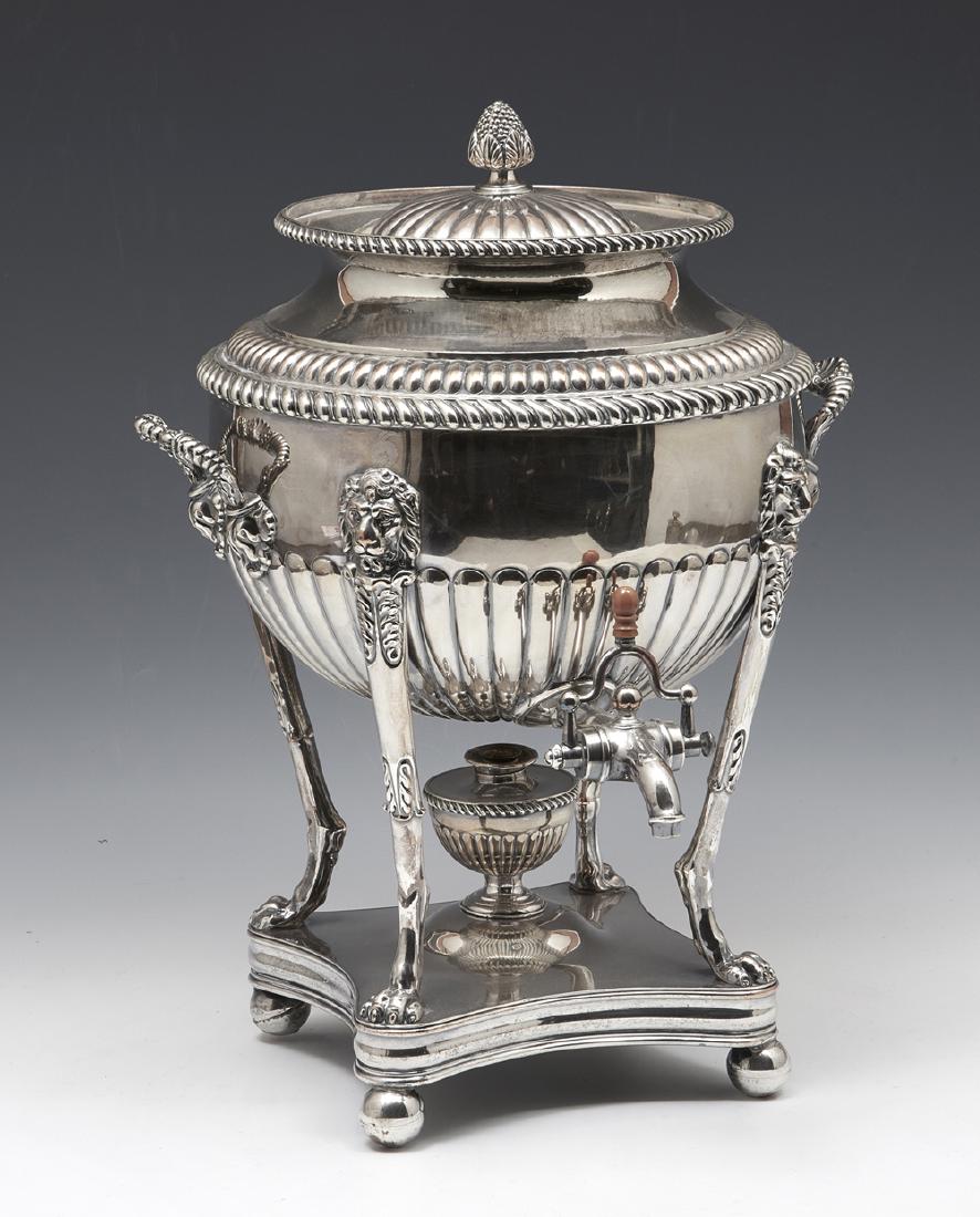 Silver plate coffee samovar/urn (1 of 1)