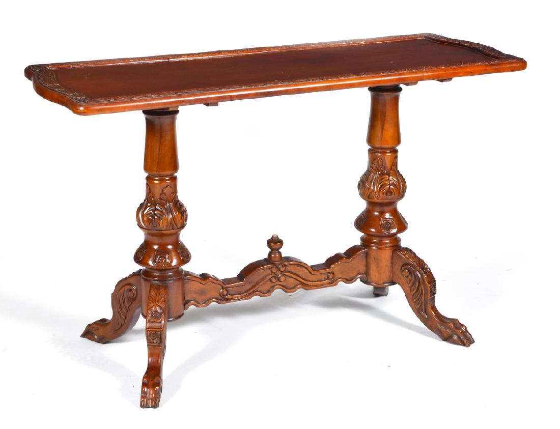 Victorian style triple wide slot machine stand (1 of 2)