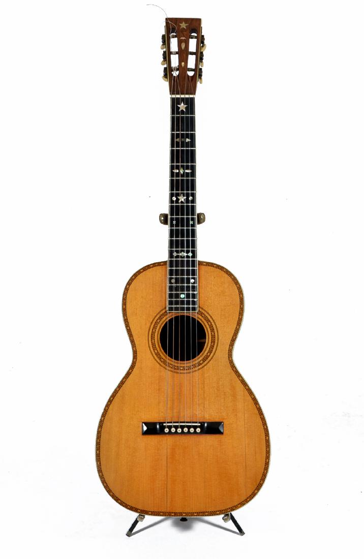 19th C Bay State Style 209 acoustic 6 string guitar (1 of 8)