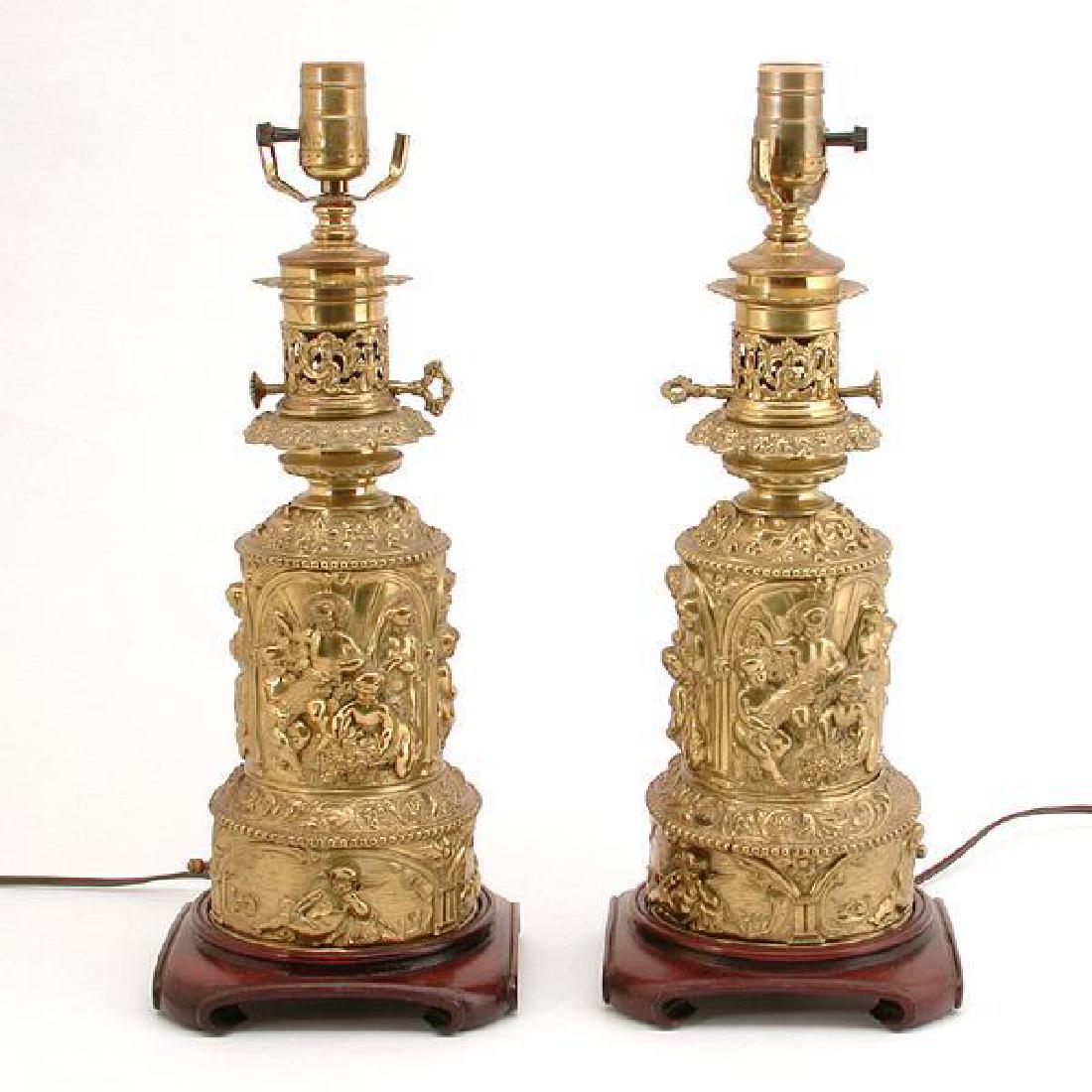 Brass Neoclassical Lamps (1 of 1)