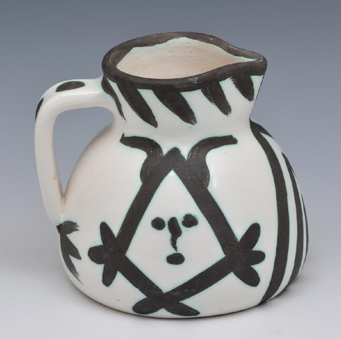 Pablo Picasso Madoura pottery pitcher, Heads, 1956 (1 of 7)