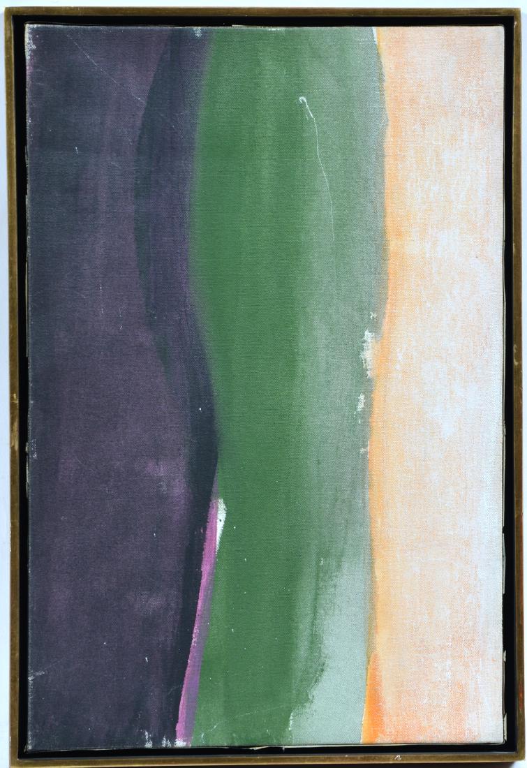 Cleve Gray, Purple & Green, C. 1968, oil on canvas (1 of 3)