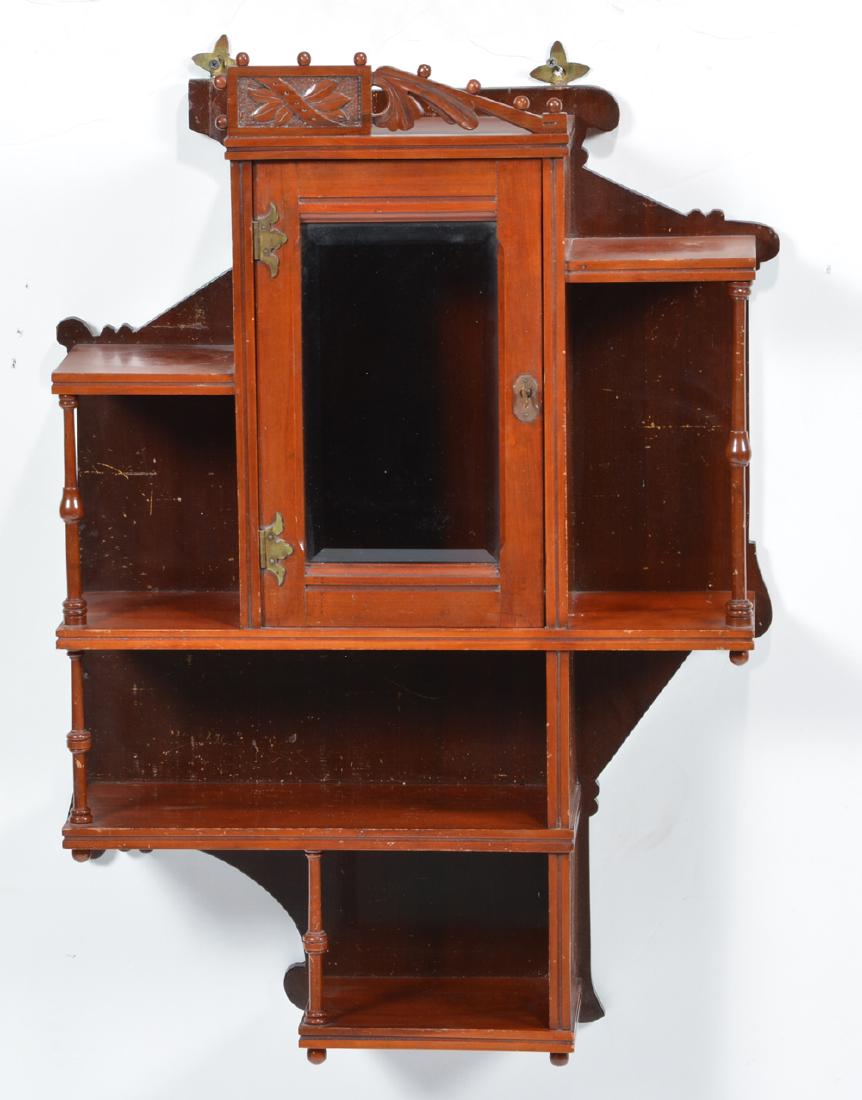 American Victorian Cherrywood Whatnot Cabinet (1 of 1)