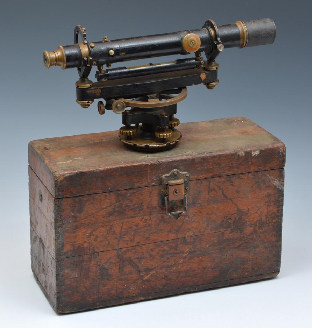 David White Co. Cased Surveyor's Wye Level (1 of 3)