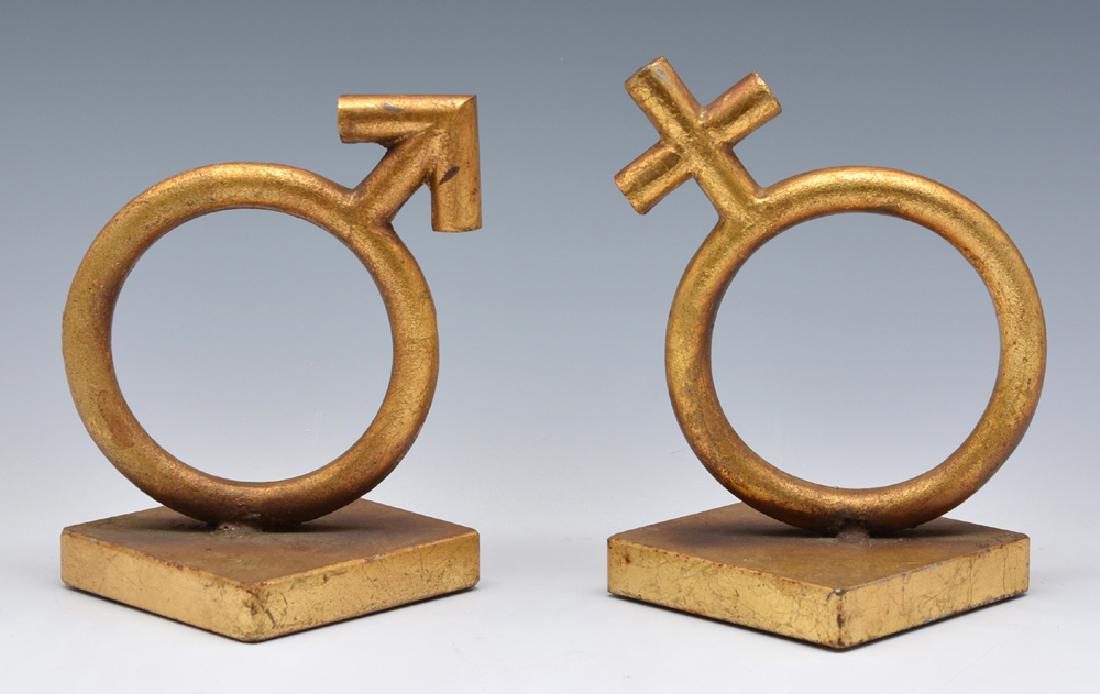 1960s Curtis JerÃ© gilt steel sculptures (1 of 4)