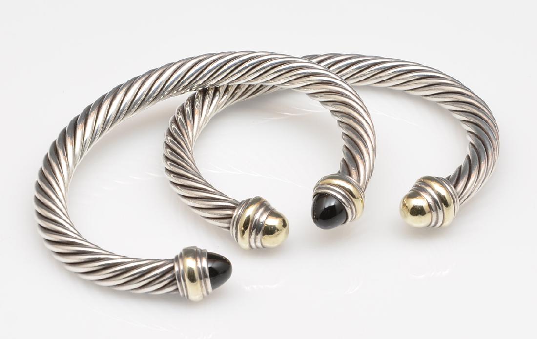 Two classic Yurman cable bracelets (1 of 1)