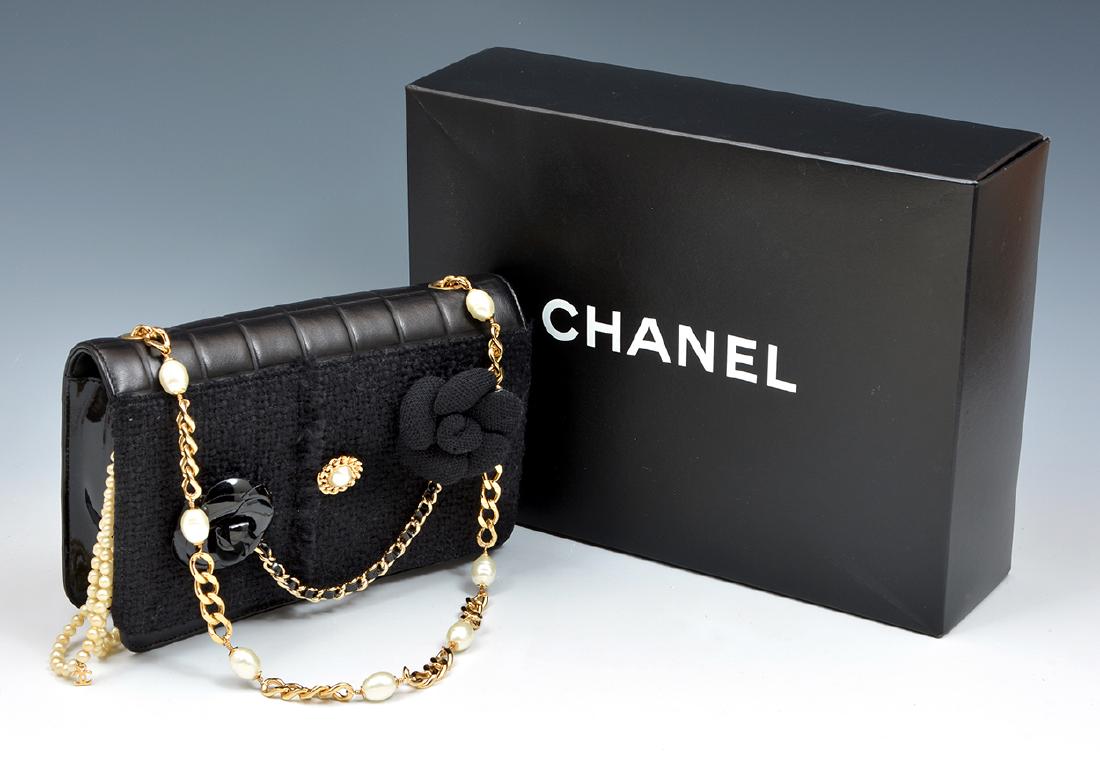 Chanel Bijoux Tweed & Leather Flap Bag (1 of 5)