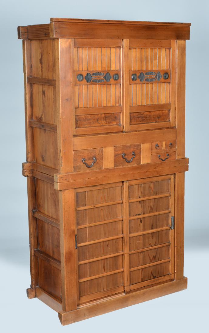 Japanese 2 Piece Mizuya Tansu, 19th c (1 of 5)