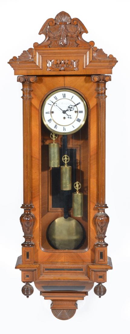 Vienna Regulator 3 weight wall clock , 50" tall (1 of 4)