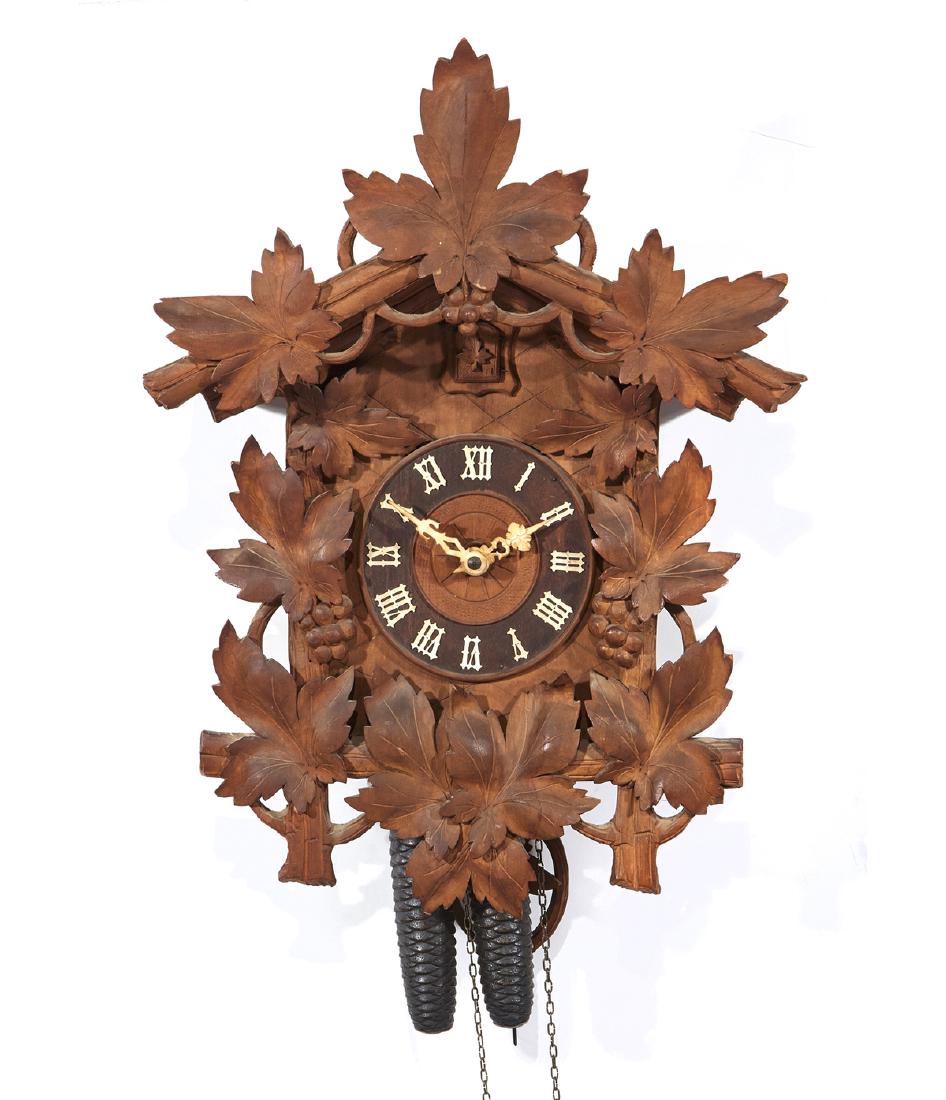 German carved cuckoo clock (1 of 1)