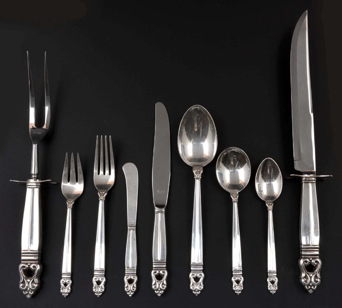 Royal Danish International Sterling Silver Flatware Set (1 of 5)