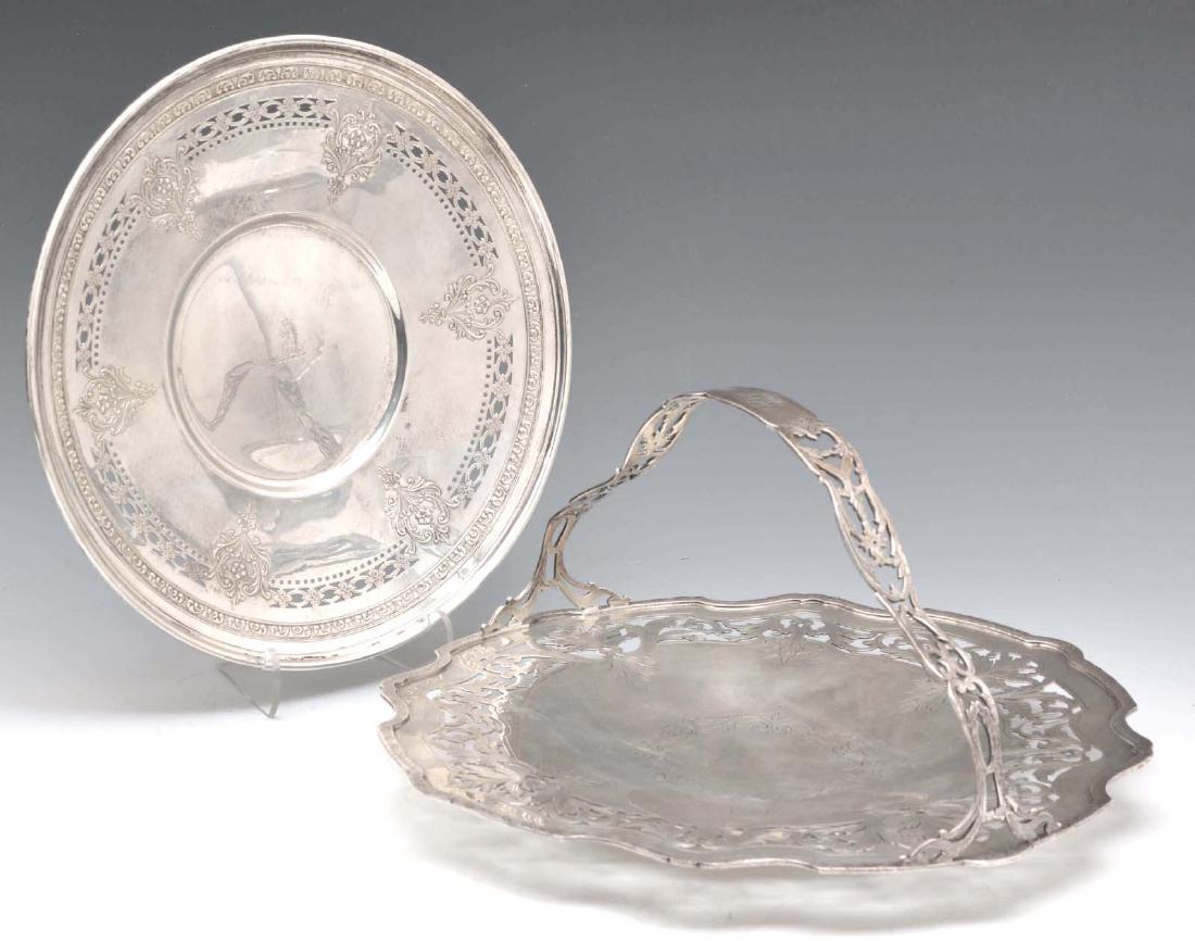 Sterling Silver Trays, Gorham & Birks, appx. 30 ozt (1 of 3)