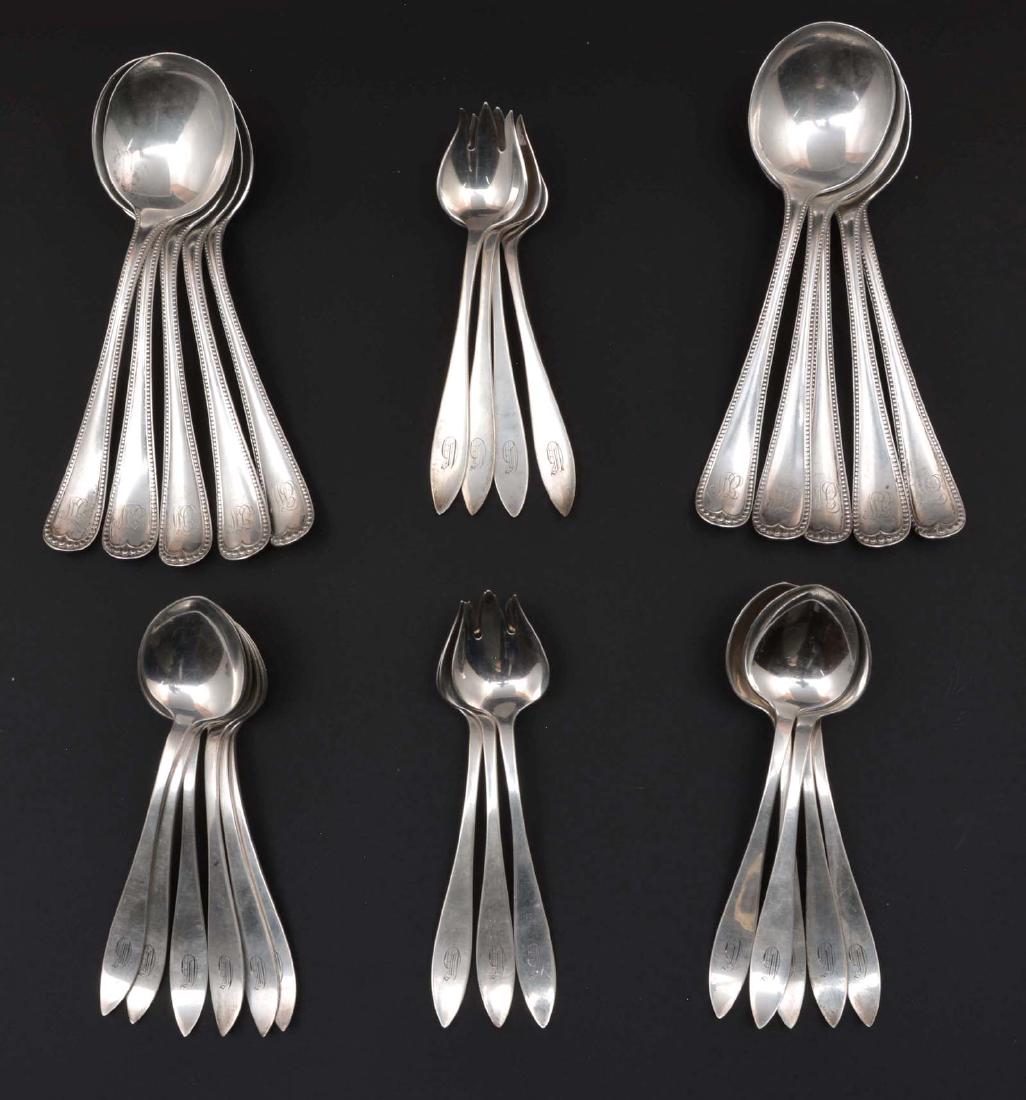 Gorham & Shreve Sterling Silver Flatware, appx. 31 ozt (1 of 2)