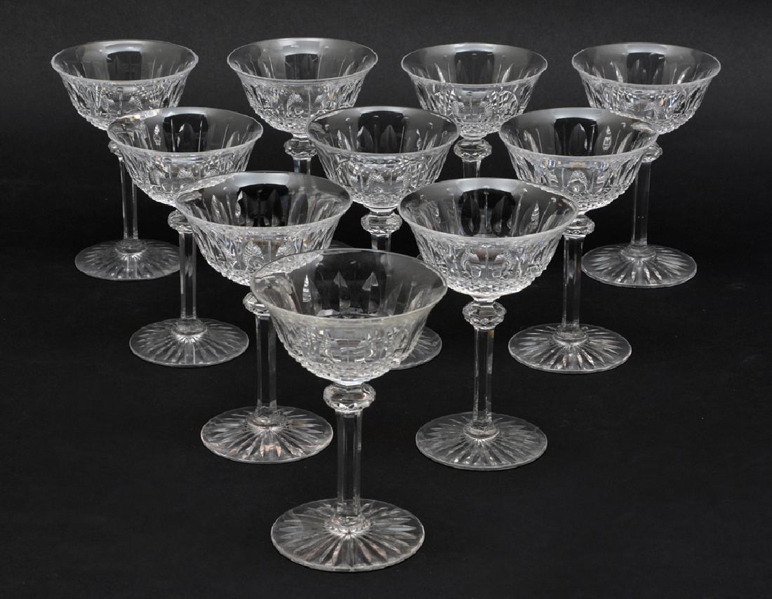 Set of 10 French Saint-Louis Tommy glasses (1 of 2)