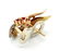 14k Rose, yellow & white gold; ruby & diamond earrings. - 2