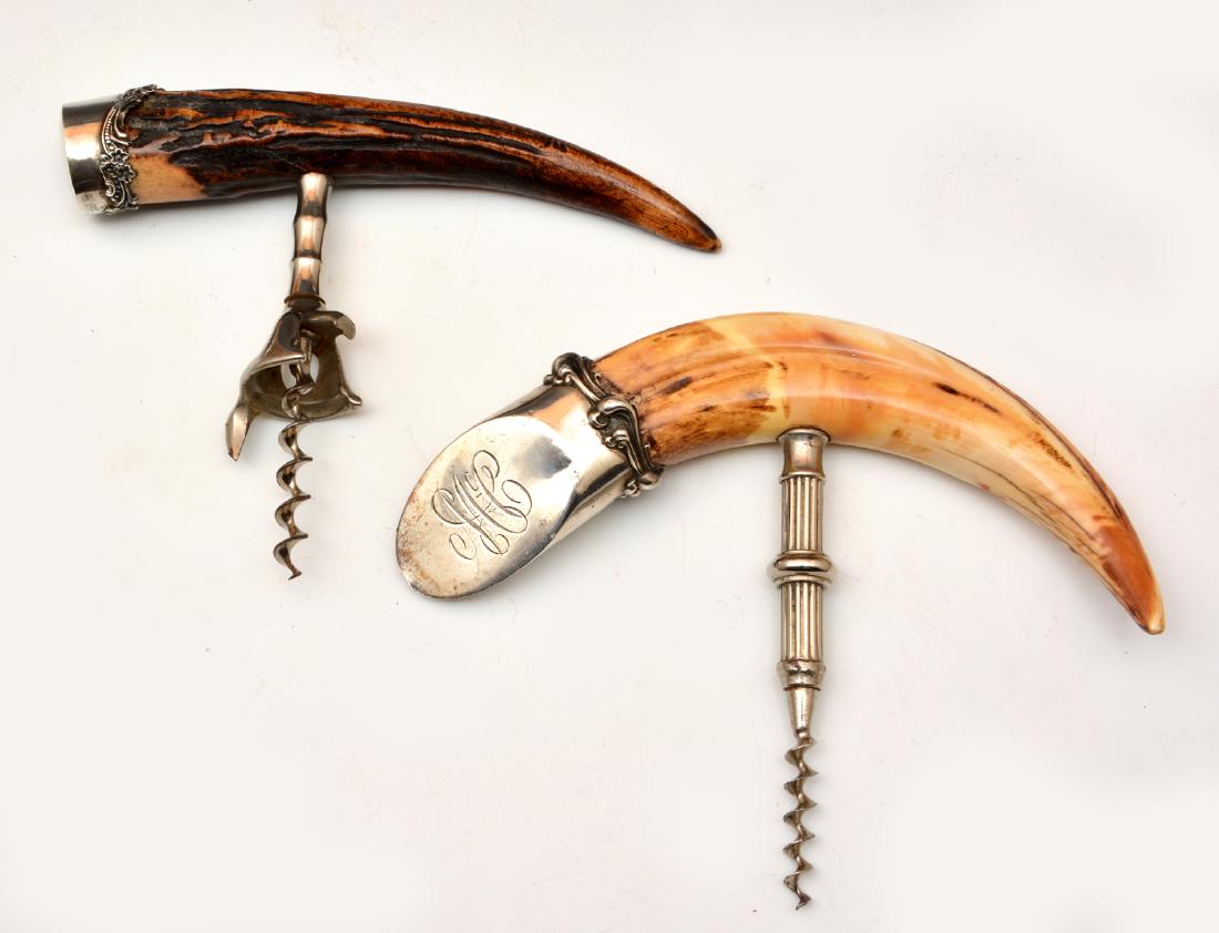 Grouping of 2 early corkscrews. (1 of 2)