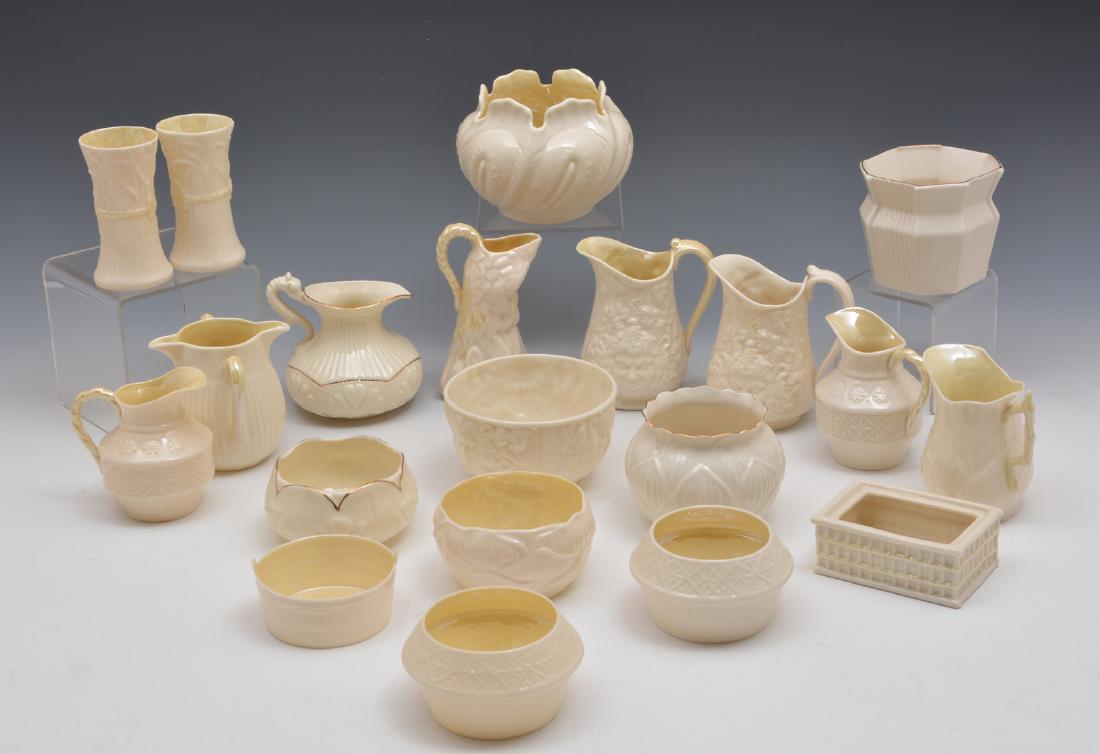 Irish Belleek Creamer Etc. Grouping. Appx 20 pcs. (1 of 1)