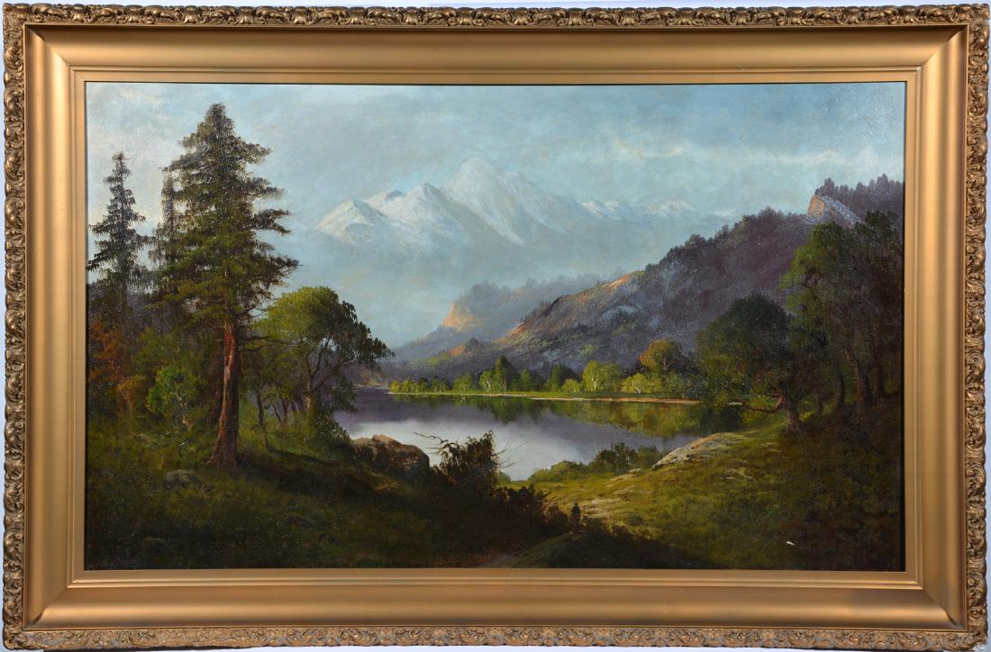 John Englehart painting, Lake Tahoe Mt Landscape (1 of 4)