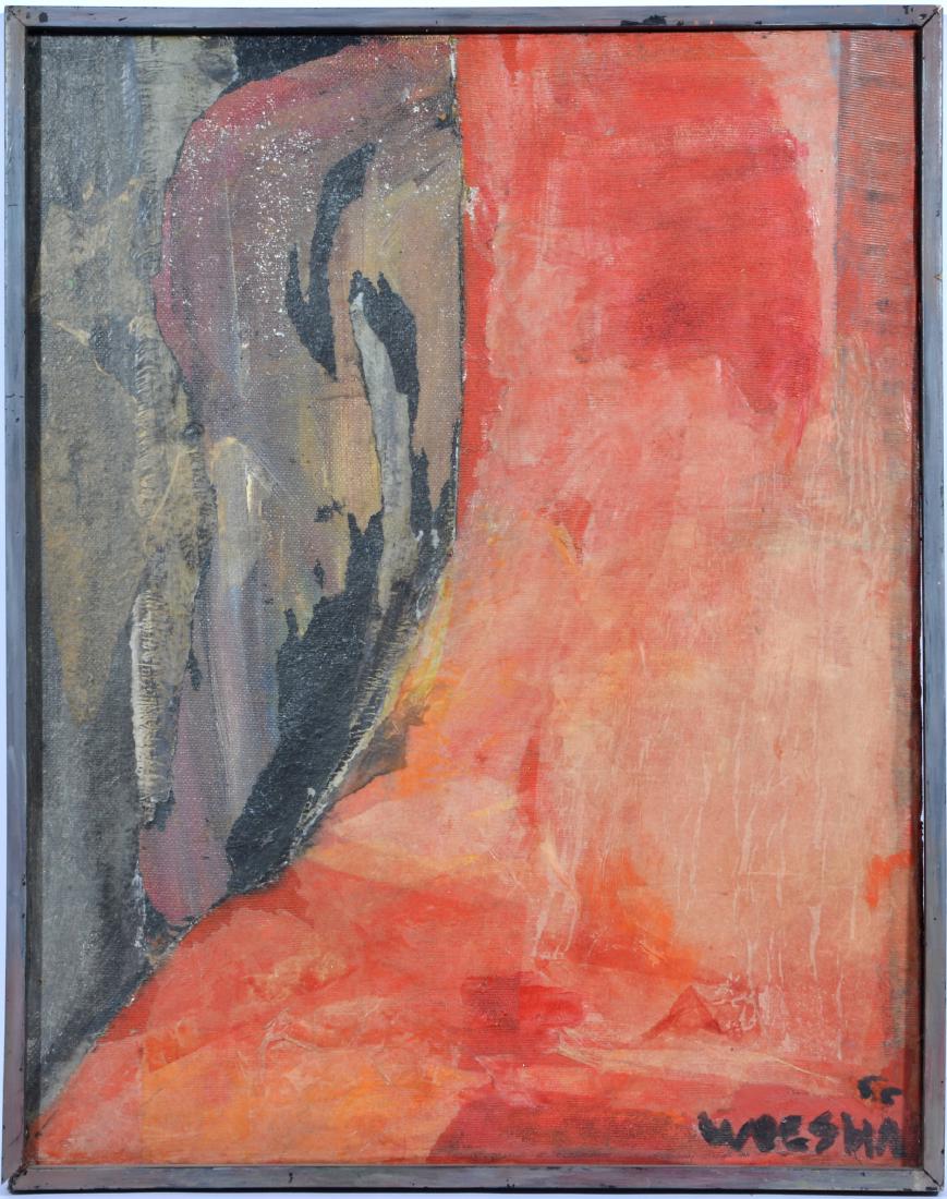 Woesha Cloud-North abstract collage, Native American (1 of 4)